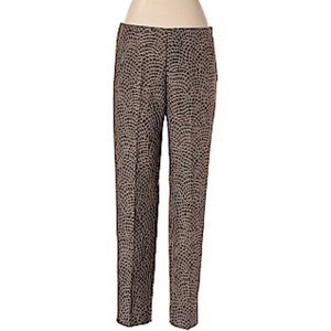 Paperwhite Jacquard straight leg pants
